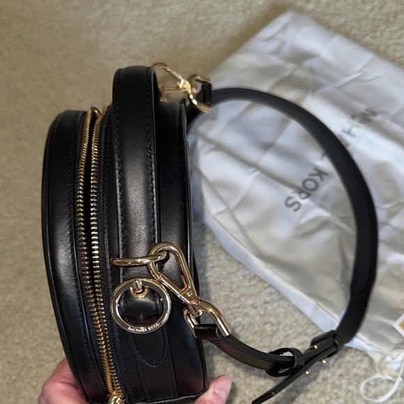 Michael Kors Black Circular Crossbody Bag - Picture 6 of 10